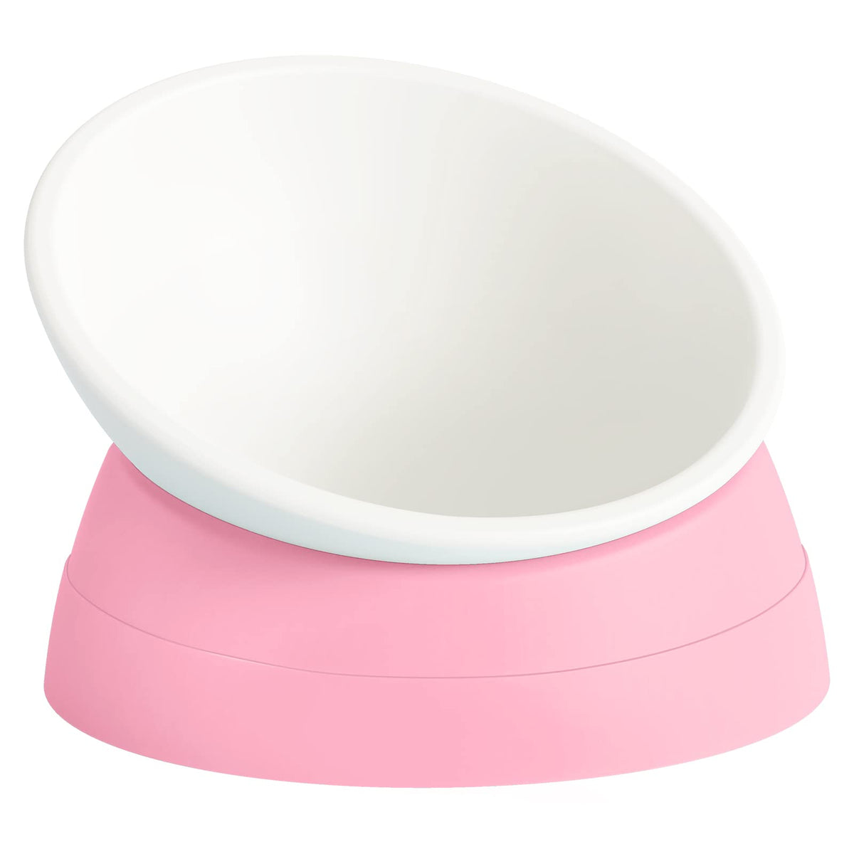 17 oz Raised Cat Food Bowls, Adjustable-Angle Pet Bowls, Easy Cleaning Cat Wet Food Dishes with Non Slip Base, Whisker Friendly Kitten Food Bowl