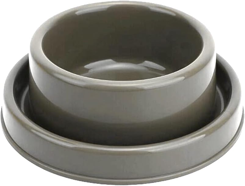 Ants Away Dog Bowl Cat Puppy Food Bowls Round No Spill Brown S