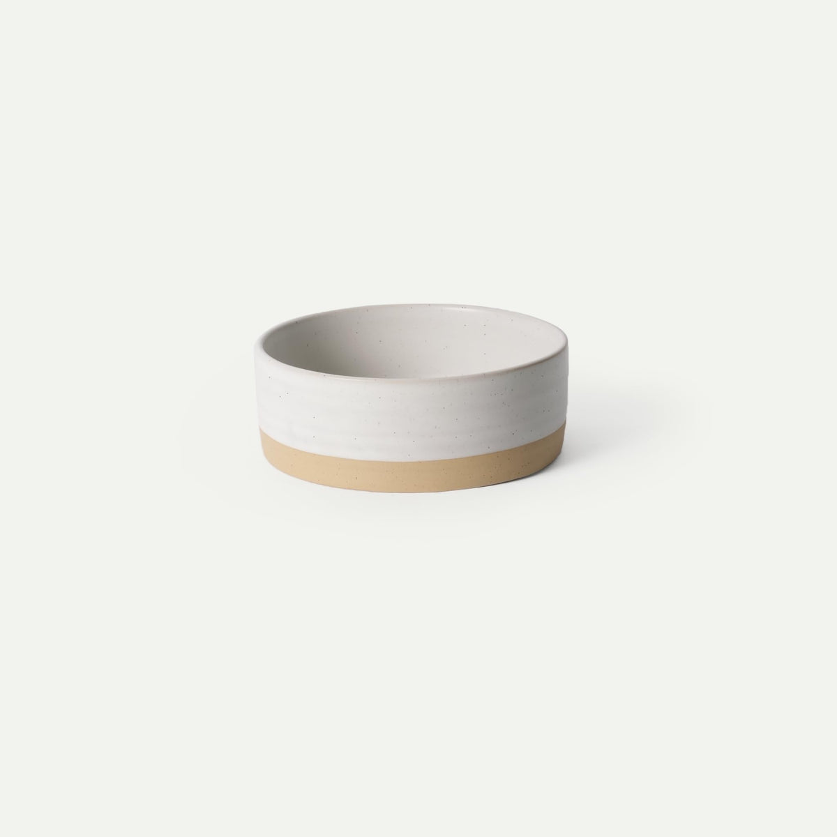 Mora Ceramic Pet Bowl Size Small - Food/Water Dish for Puppy Dogs, Cats, Guinea Pig, Rabbit, Hamster, Snake, ect. 11oz or 2 Cups - Basic Bowls for Your Dog or Cat, Mix and Match for a Set - Vanillla
