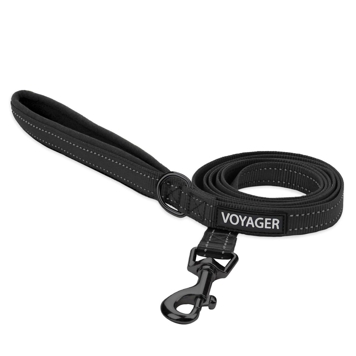 Best Pet Supplies Voyager Nylon Dog Leash - Black, Small