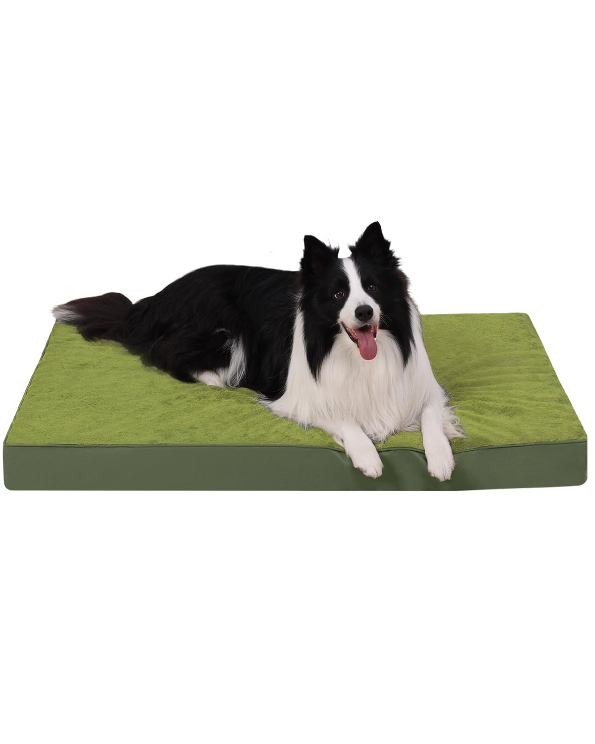 KSIIA Orthopedic Dog Bed for Small Dogs with Waterproof Lining, Grey, 23x17