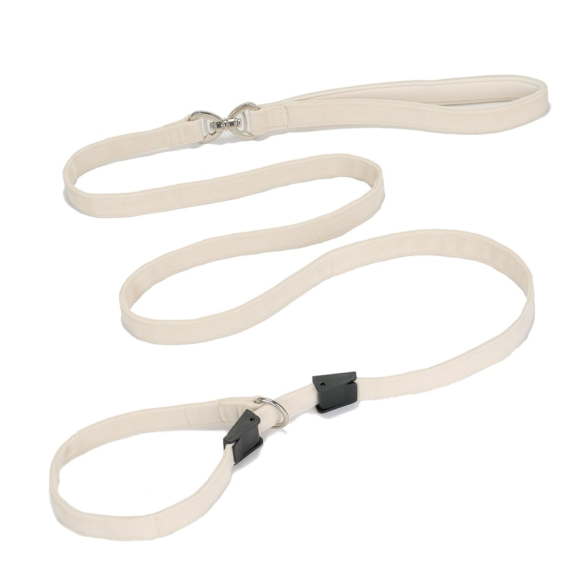 Soft Corduroy Dog Leash 5 Ft Heavy Duty Pet Lead with Gold Metal Hook for Small Medium Large Dogs,Ligth Pink