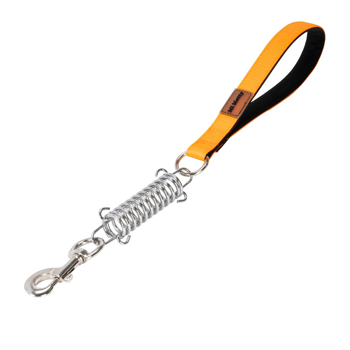 Heavy Duty Dog Leash, Chew Proof Metal Leash for Large Dogs (Up to 250lbs), WireRope Dog Leashes with Soft Silicone Grip (Black, 5 FT)
