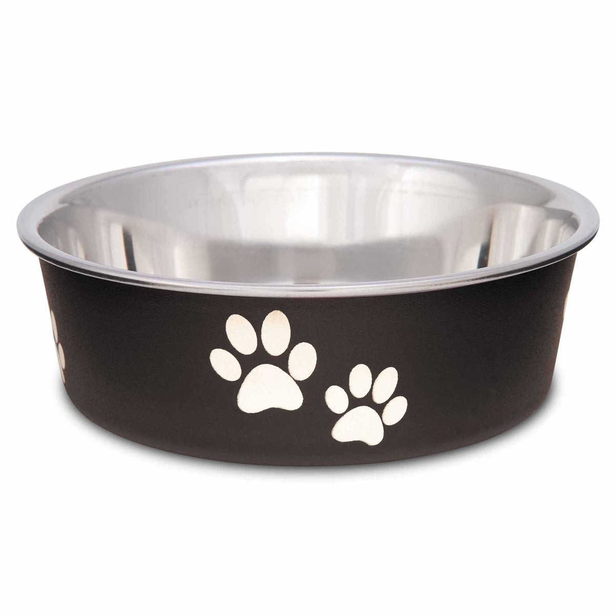 Loving Pets Bella Dog Bowls- Stainless Steel Dog & Cat Bowls - Spill Proof Dog Food Bowl, Cat Bowl, Puppy Essentials & Pet Supplies Great for Home & Travel (Medium 20-35 lbs, Paparazzi Pink)