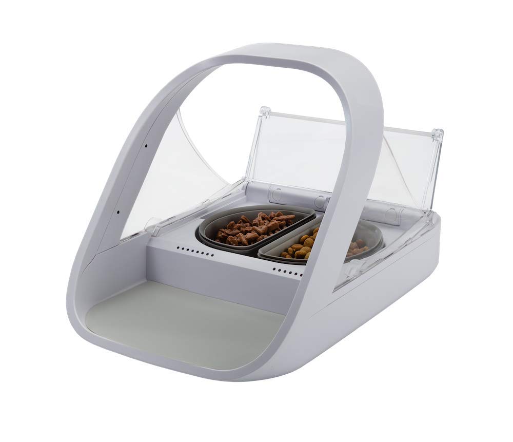 Sure Petcare -SureFlap - SureFeed - Microchip Pet Feeder - Selective-Automatic Pet Feeder Makes Meal Times Stress-Free, Suitable for Both Wet and Dry Food - MPF001