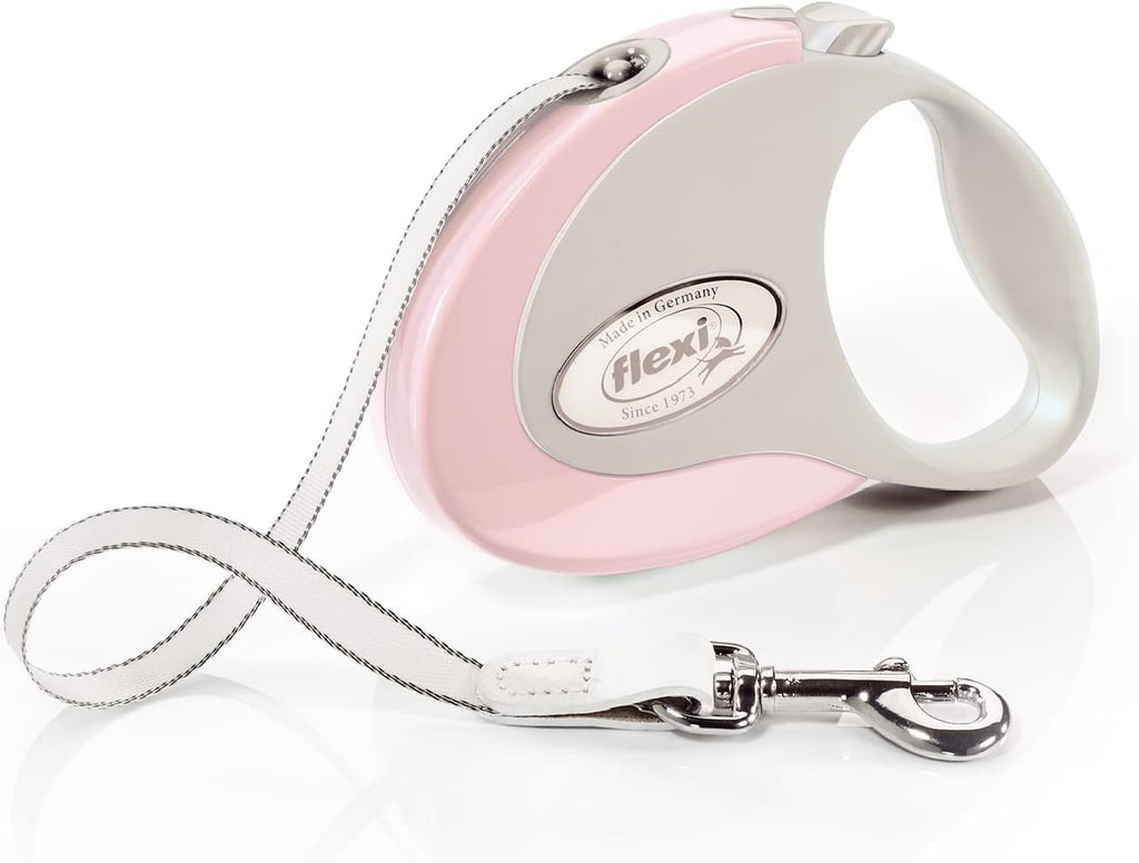 FLEXI® Classic Tape Retractable Dog Leash, Small, 10 ft - Pink/Rose
