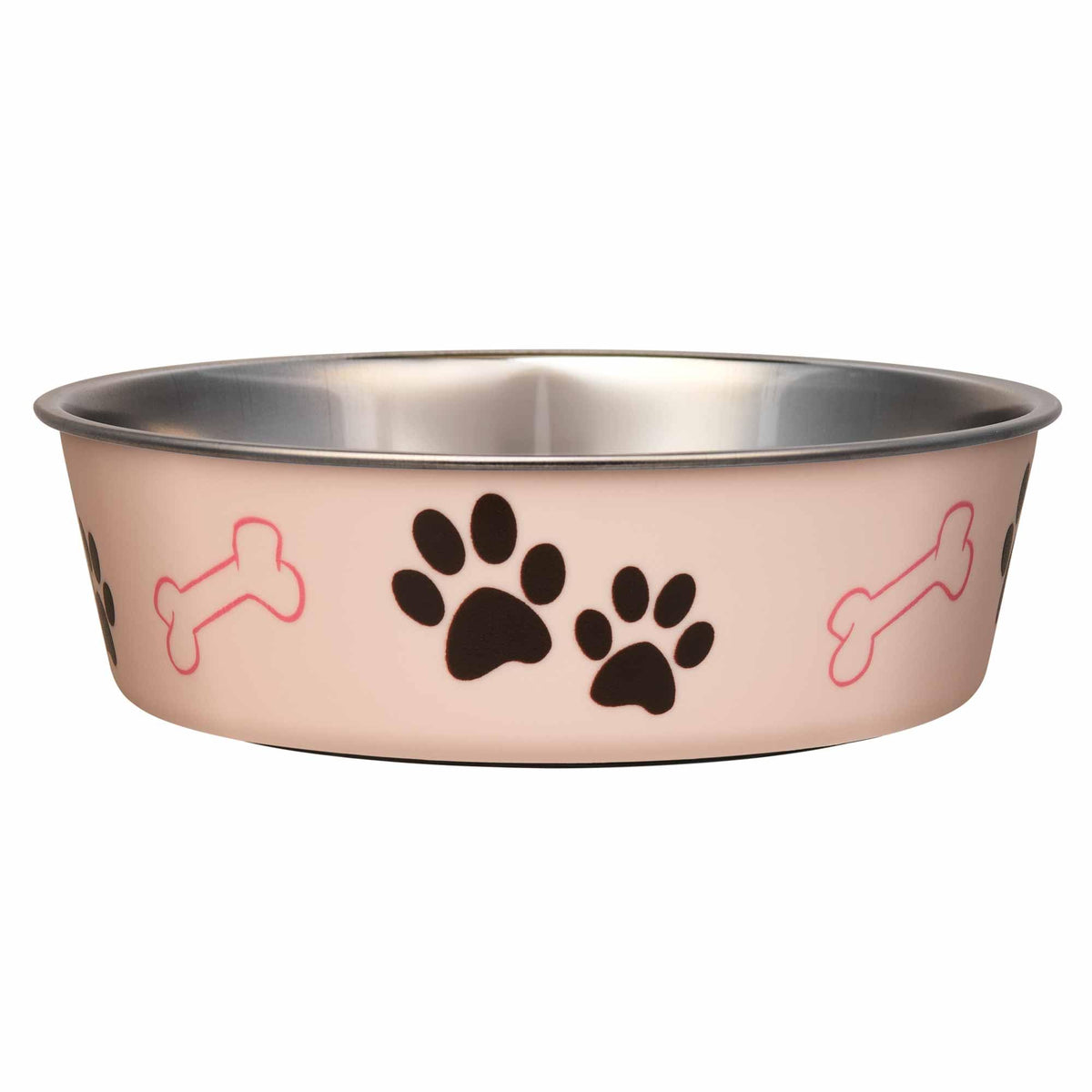 Loving Pets Bella Dog Bowls - Stainless Steel Dog & Cat Bowls - Spill Proof Dog Food Bowl, Cat Bowl, Puppy Essentials & Pet Supplies Great for Home & Travel (Small 10-20 lbs, Blueberry)