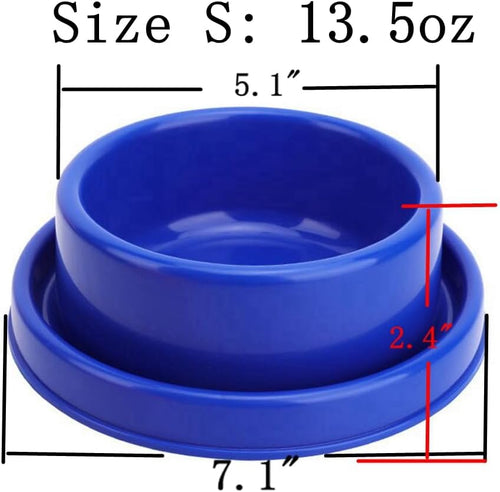 Ants Away Dog Bowl Cat Puppy Food Bowls Round No Spill Brown S