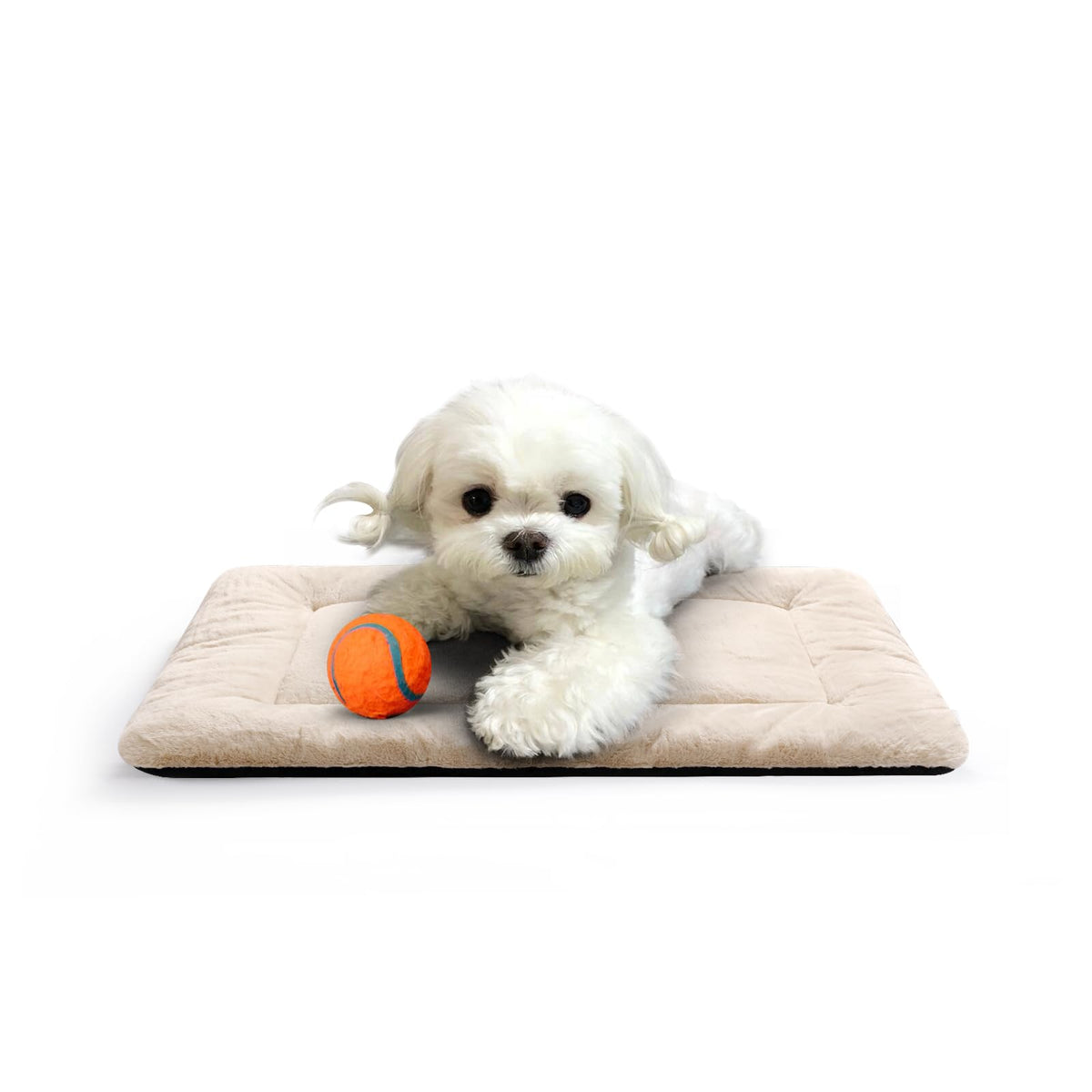 Dog Crate Pad Washable Dog Bed for Crate Medium Cozy Mat 36-Inch Gray