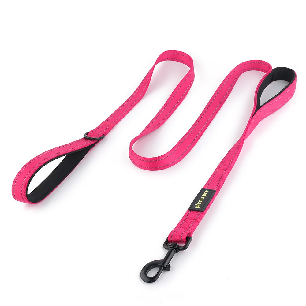 Plutus Pet Double Handle Dog Leash, 6 FT Long, for Medium Large Dogs