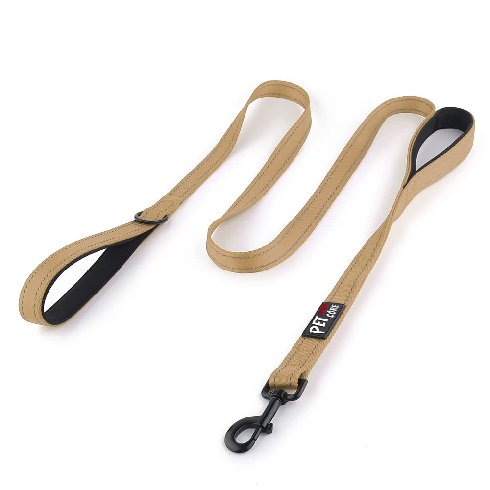 Plutus Pet Double Handle Dog Leash, 6 FT Long, for Medium Large Dogs
