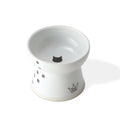Necoichi Ceramic Extra-Wide Elevated Cat Food Bowl (Cat, Extra Wide)