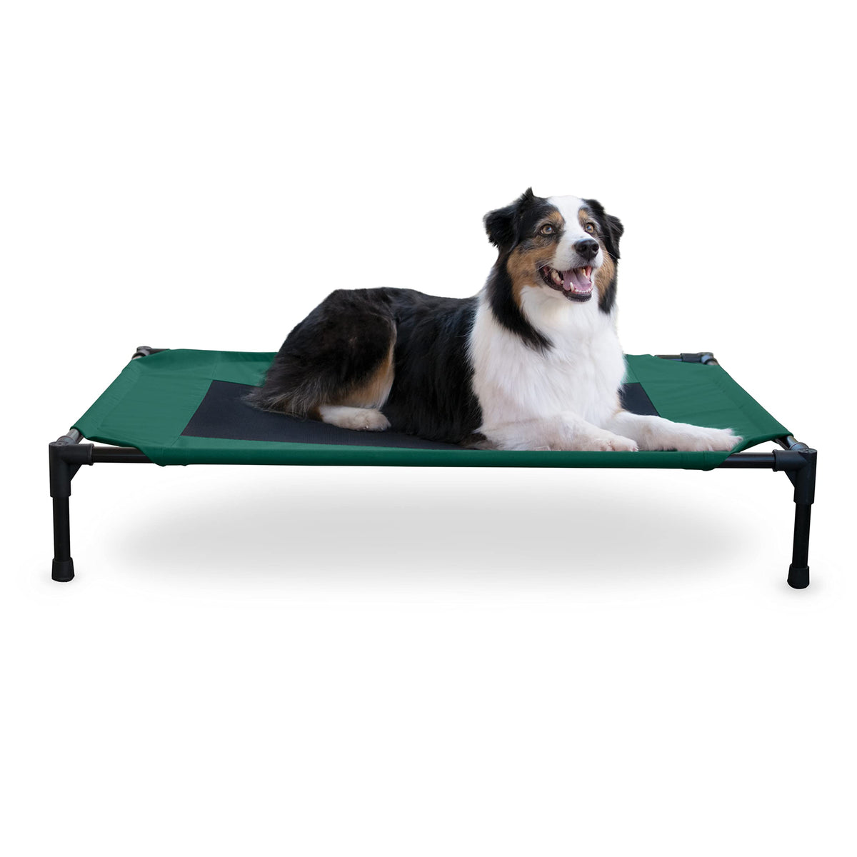 K&H Outdoor Elevated Dog Bed, Cooling Raised Dog Bed, Medium 32x25in, Tan