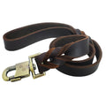 LWBMG Leather Dog Leash 6ft x 3/4 inch, Heavy Duty Genuine Leather Braided Dog Training Leash, Soft and Strong Pet Lead for Large, Medium, Small Dogs