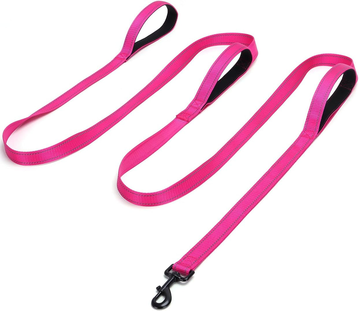 3 Handle Dog Leash 10FT Triple Handle Reflective Large Medium Dog