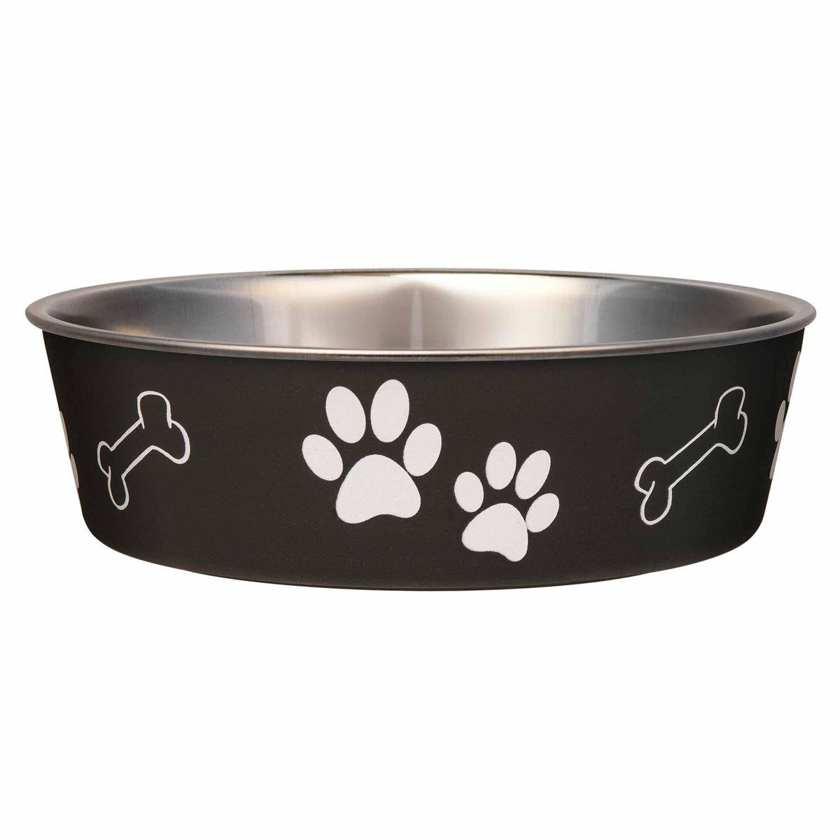 Loving Pets Bella Dog Bowls - Stainless Steel Dog & Cat Bowls - Spill Proof Dog Food Bowl, Cat Bowl, Puppy Essentials & Pet Supplies Great for Home & Travel (Small 10-20 lbs, Blueberry)