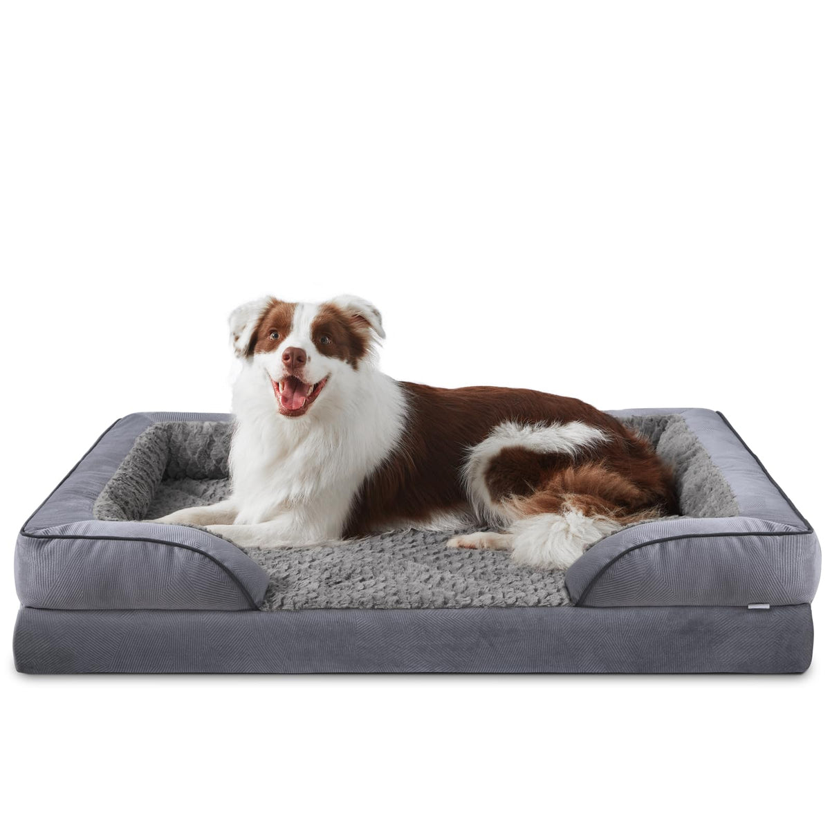 INVENHO Orthopedic Dog Beds Large Sized, XL Washable Dog Sofa with Egg-Crate Foam, Waterproof Lining and Non-Skid Bottom