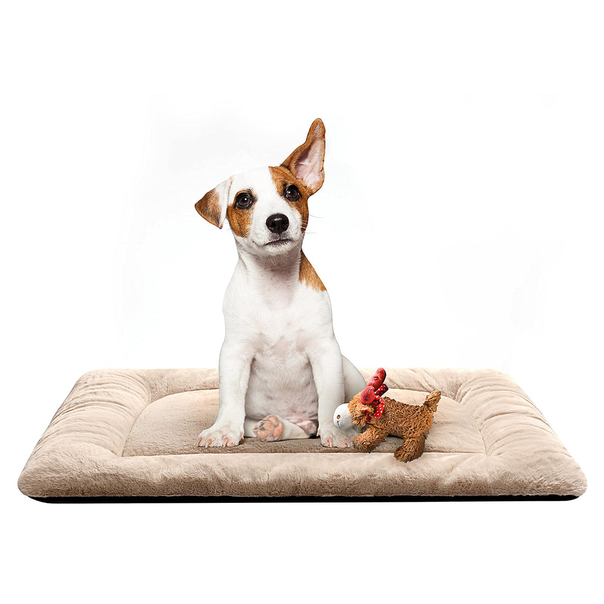 Dog Crate Pad Washable Dog Bed for Crate Medium Cozy Mat 36-Inch Gray
