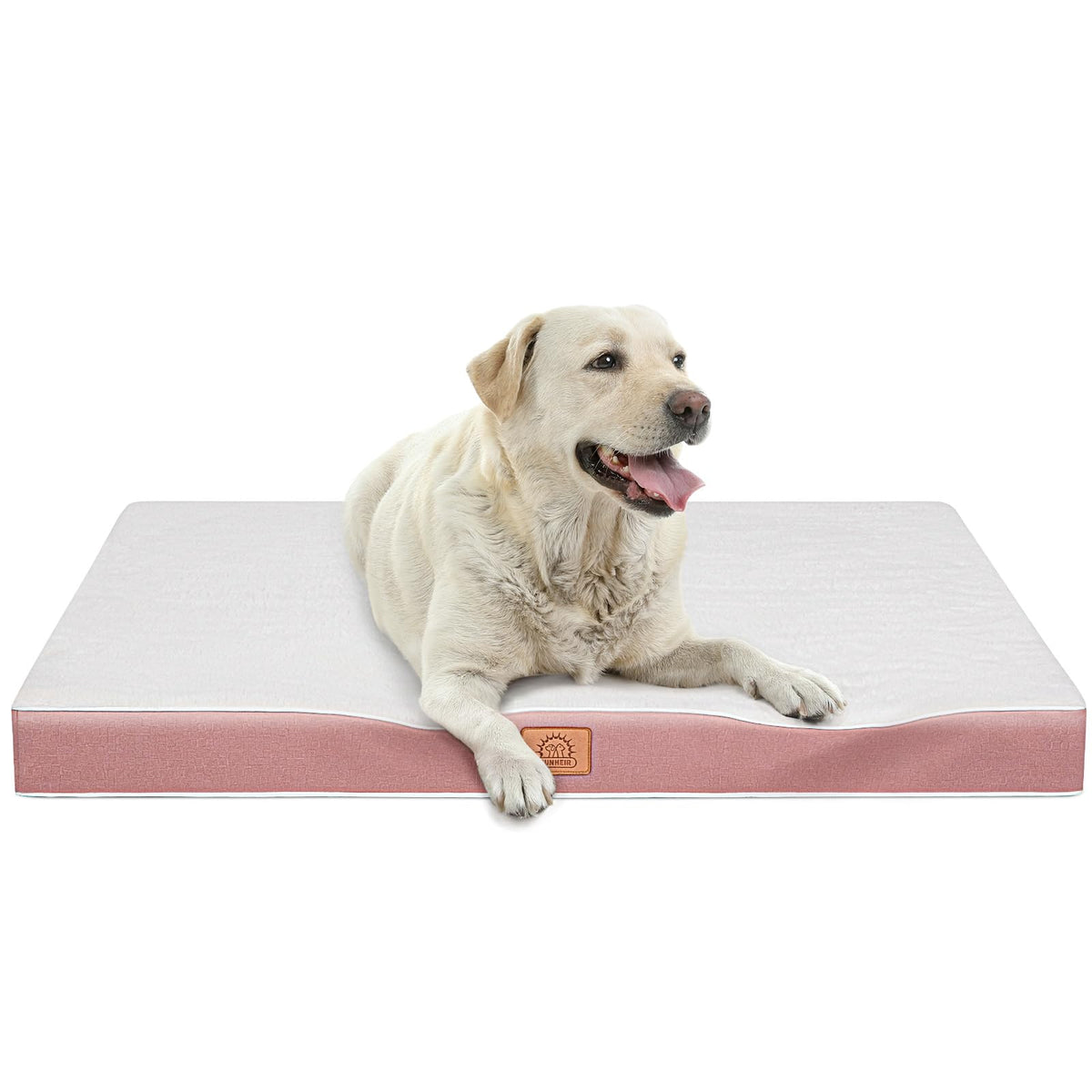 Sunheir Washable Orthopedic Large Dog Bed with Removable Cover, Pet Bed Mat