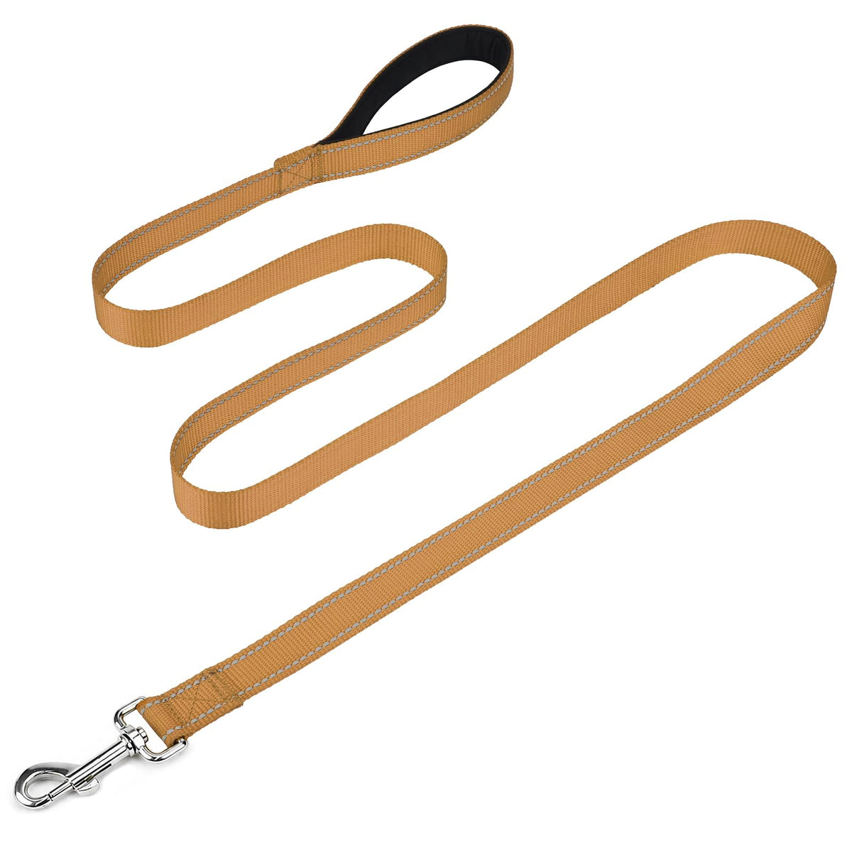 FunTags Reflective Nylon Dog Leash for Medium & Large Dogs, 6FT for Walks