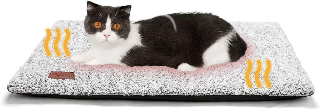 Mora Pets Self Warming Cat Bed Self Heating Cat Dog Mat Pet Pad Extra Warm