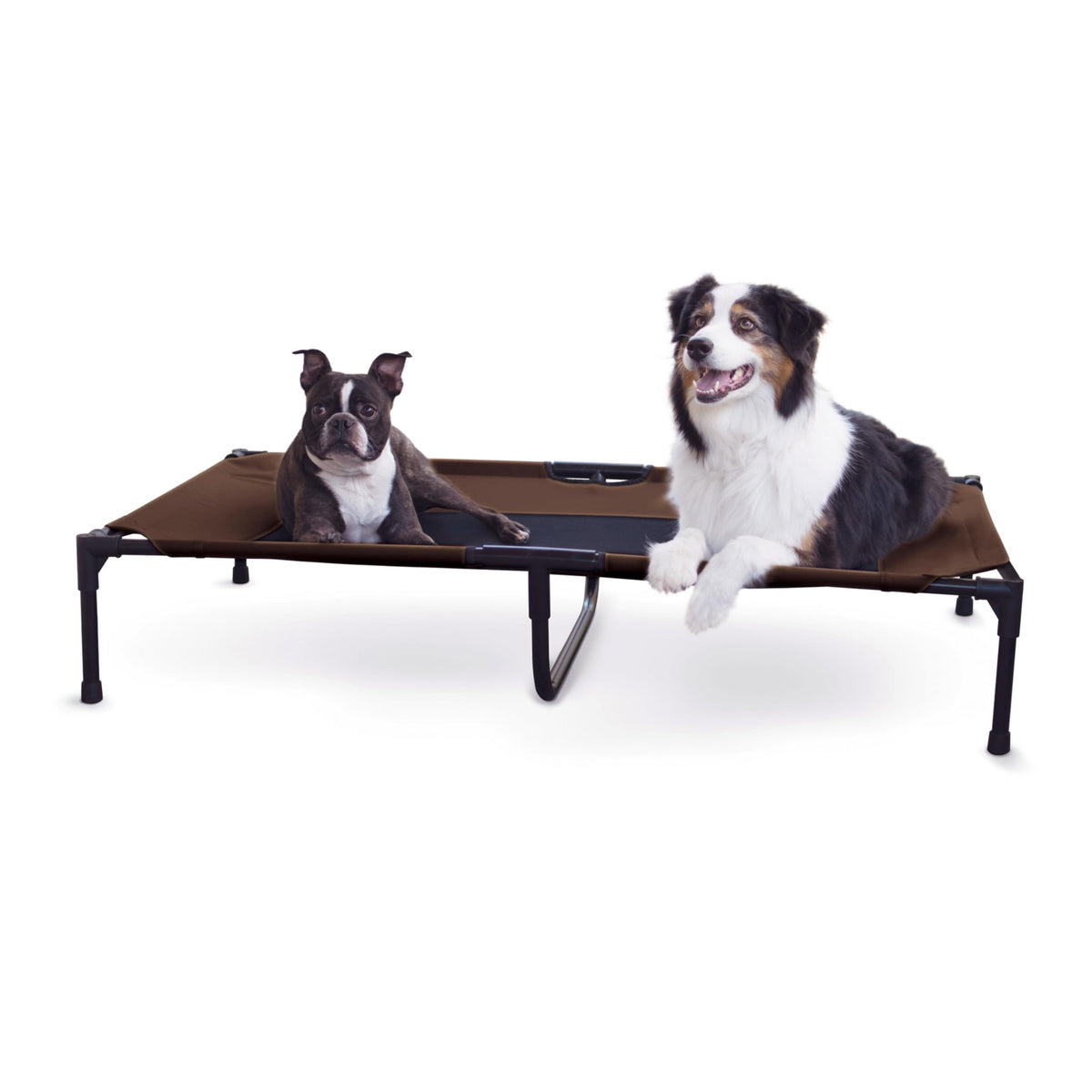 K&H Outdoor Elevated Dog Bed, Cooling Raised Dog Bed, Medium 32x25in, Tan