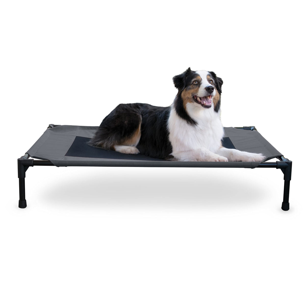 K&H Outdoor Elevated Dog Bed, Cooling Raised Dog Bed, Medium 32x25in, Tan
