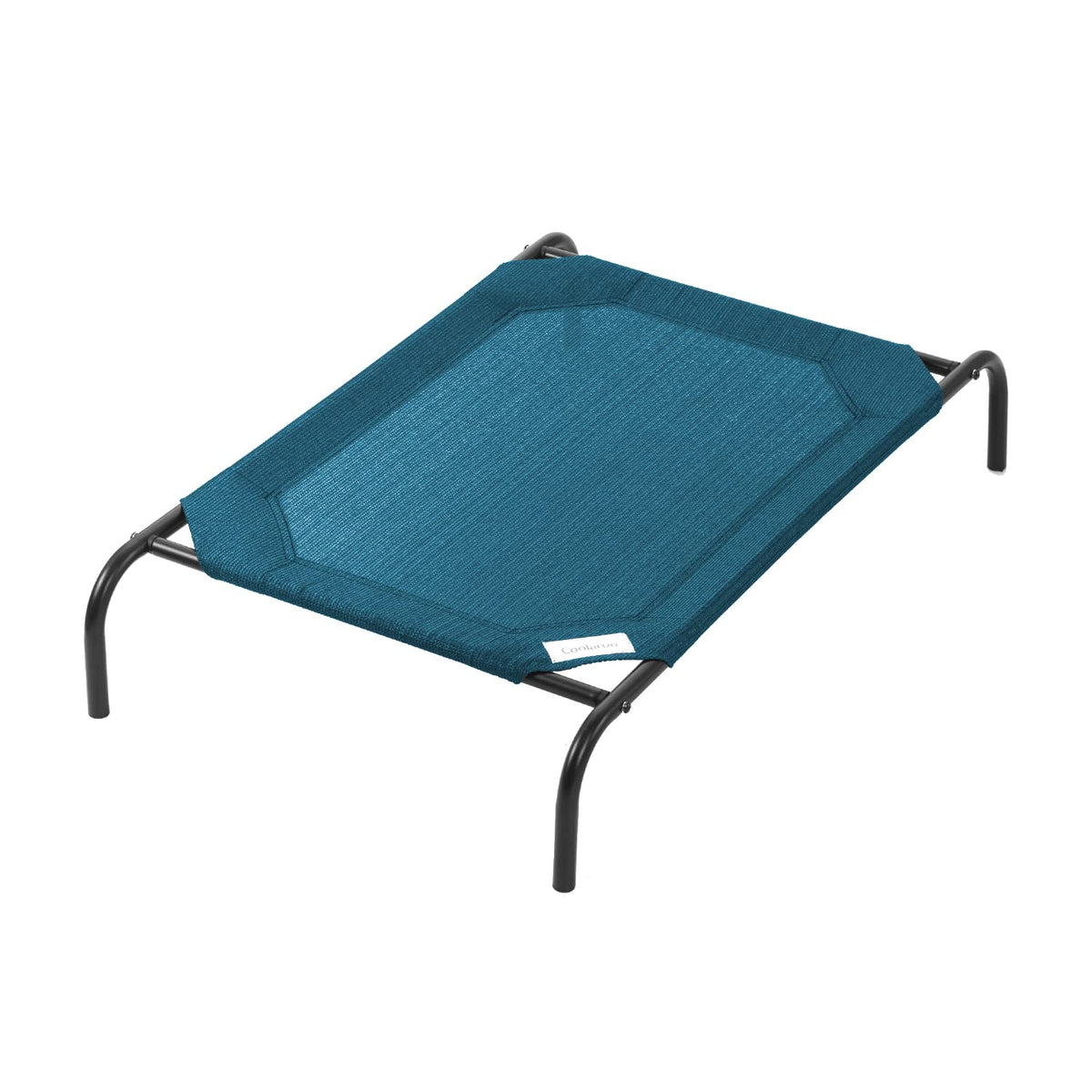 Coolaroo Original Elevated Dog Bed - Breathable Off-The-Ground Pet Bed with Cooling Fabric, Joint Relief & Moisture-Resistant Fabric, 100% Recyclable, Easy Clean, Grey, Medium