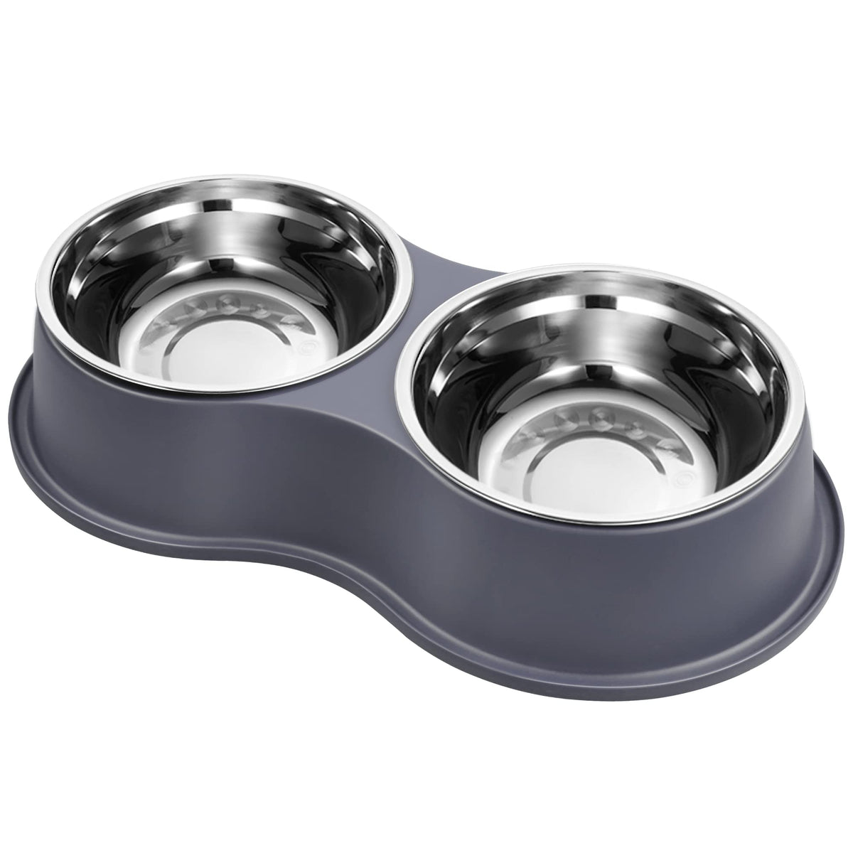 Epetslove Stainless Steel Dog Bowls Double Non-Slip Dog Water and Food Bowl