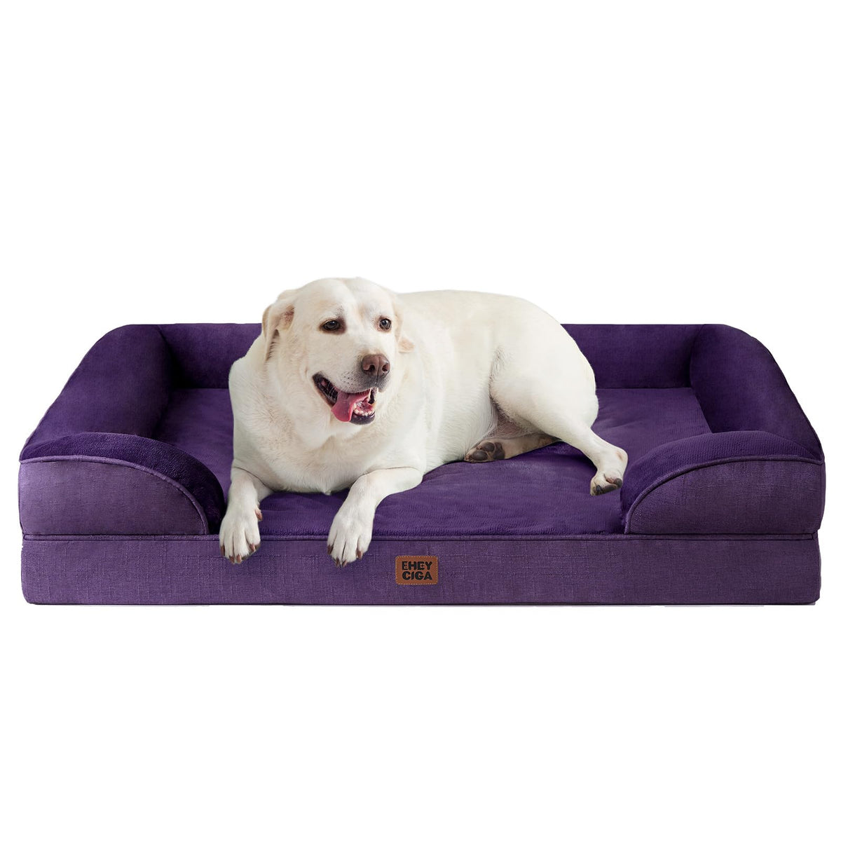 EHEYCIGA Orthopedic Extra Large Dog Bed, Waterproof Washable XL Pet Bed 44"