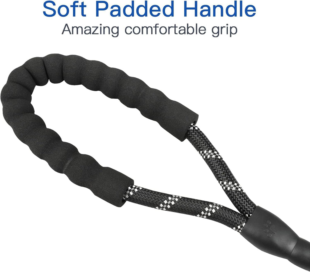MingXpets Double Dog Leash,360° Swivel Tangle Free Bungee Walking Training