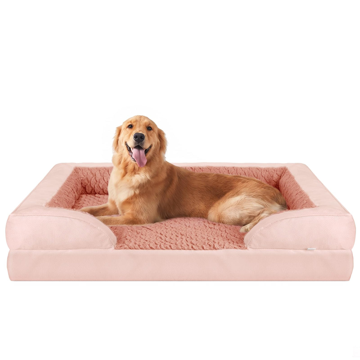 INVENHO Orthopedic Dog Beds Large Sized, XL Washable Dog Sofa with Egg-Crate Foam, Waterproof Lining and Non-Skid Bottom
