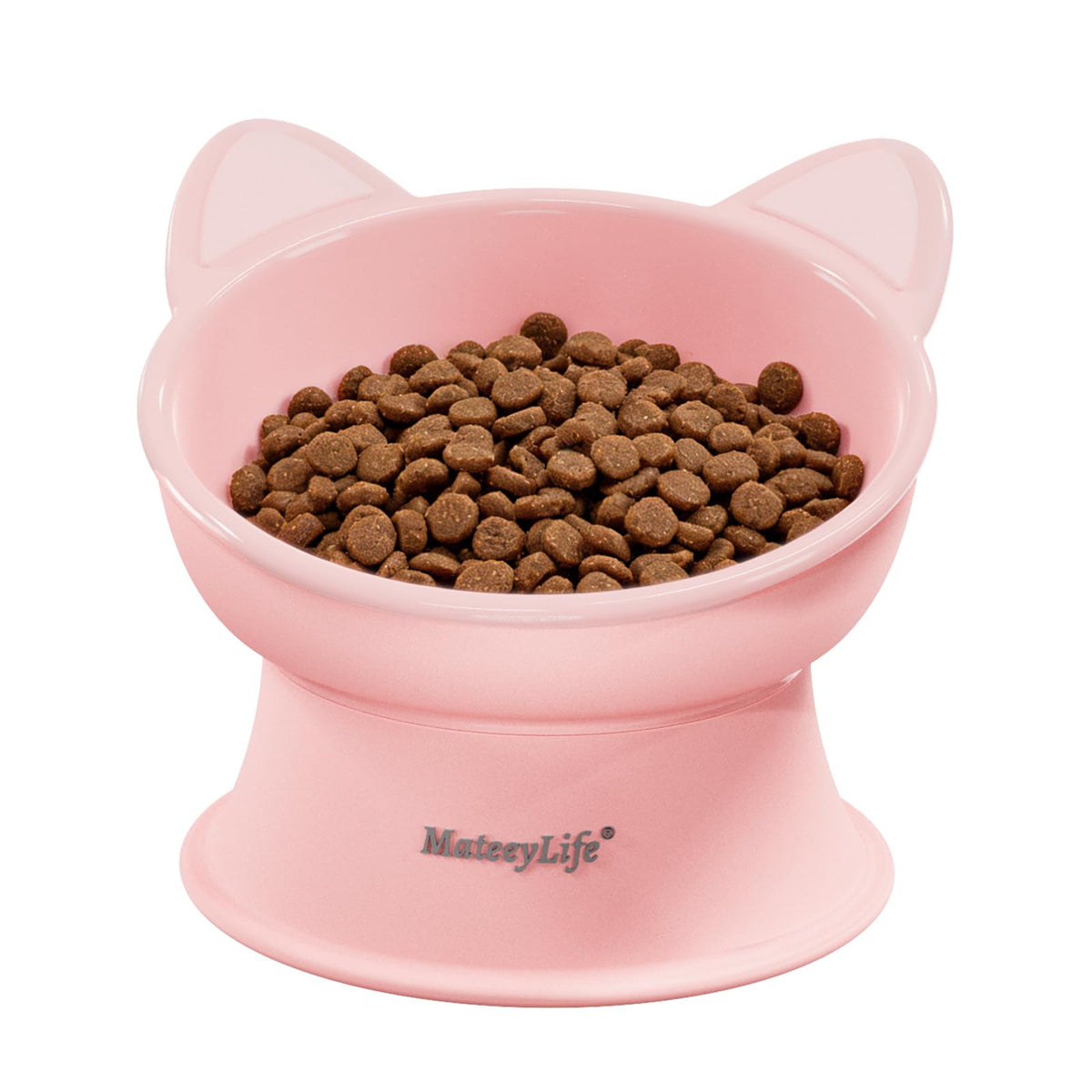 MateeyLife 2 Pack Elevated Cat Food Bowls for Indoor Cats & Kittens