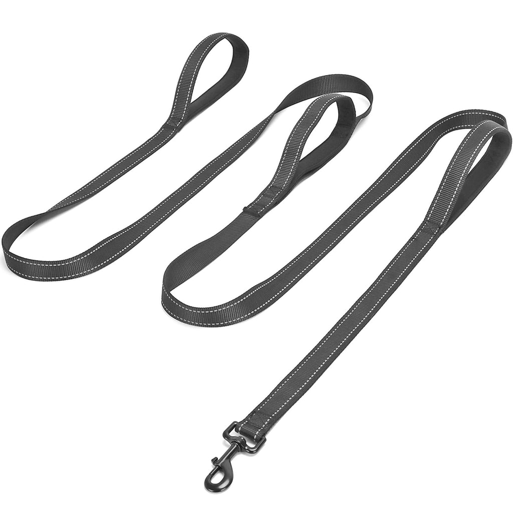3 Handle Dog Leash 10FT Triple Handle Reflective Large Medium Dog