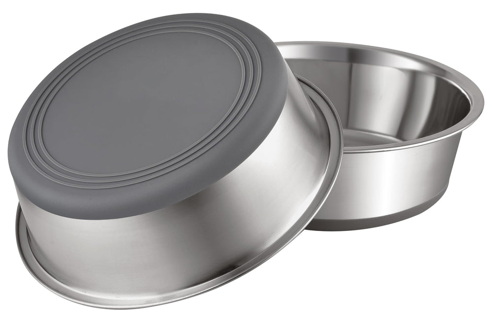 PEGGY11 Nonslip Stainless Steel Dog Cat Bowls, 2 US Cup Each, 2 Pack