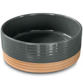 Mora Ceramic Pet Bowl Size Small - Food/Water Dish for Puppy Dogs, Cats, Guinea Pig, Rabbit, Hamster, Snake, ect. 11oz or 2 Cups - Basic Bowls for Your Dog or Cat, Mix and Match for a Set - Vanillla