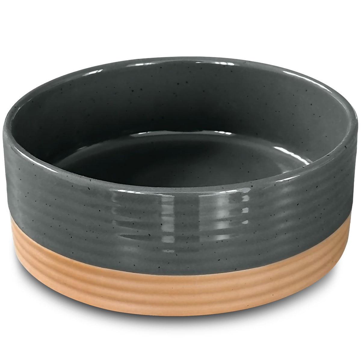 Mora Ceramic Pet Bowl Size Small - Food/Water Dish for Puppy Dogs, Cats, Guinea Pig, Rabbit, Hamster, Snake, ect. 11oz or 2 Cups - Basic Bowls for Your Dog or Cat, Mix and Match for a Set - Vanillla
