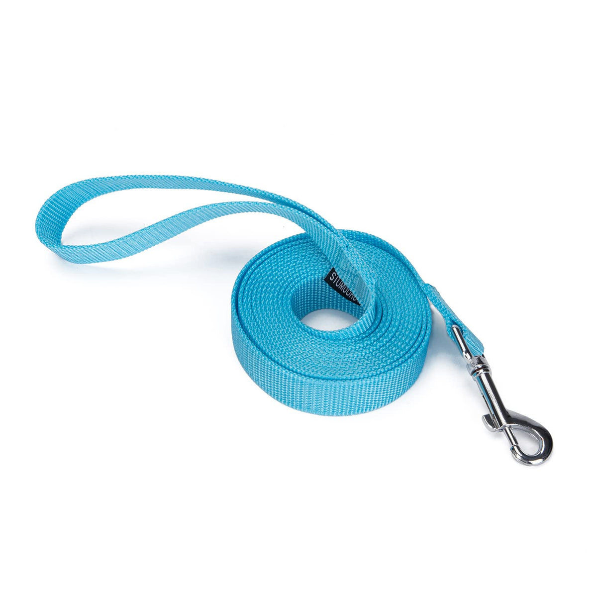 Strong Durable Nylon Dog Training Leash, 1 Inch Wide Traction Rope, 6 ft Long, for Small and Medium Dog (Pink, 6 Feet)
