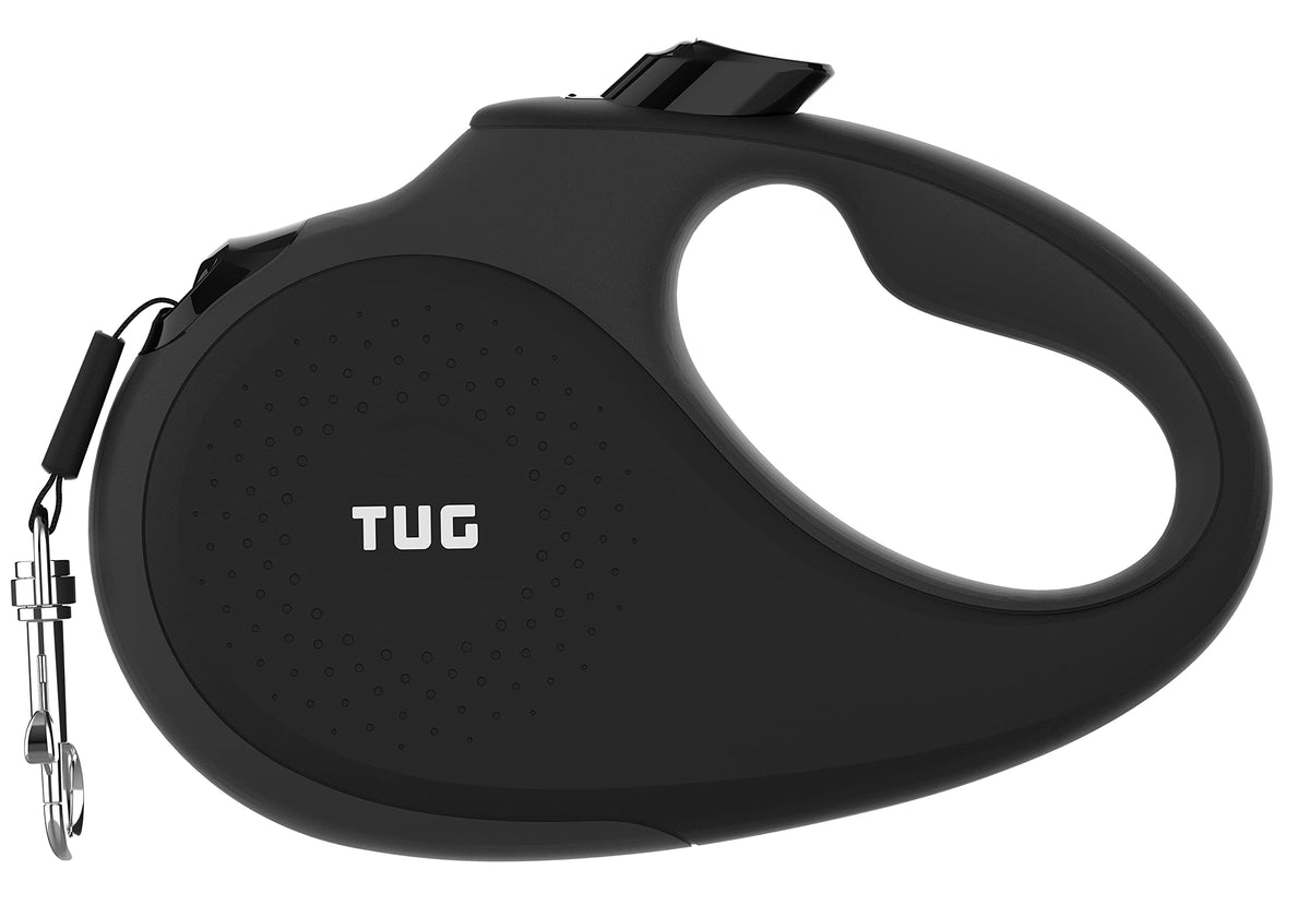 TUG Original Retractable Dog Leash, 16 ft (Medium, White)