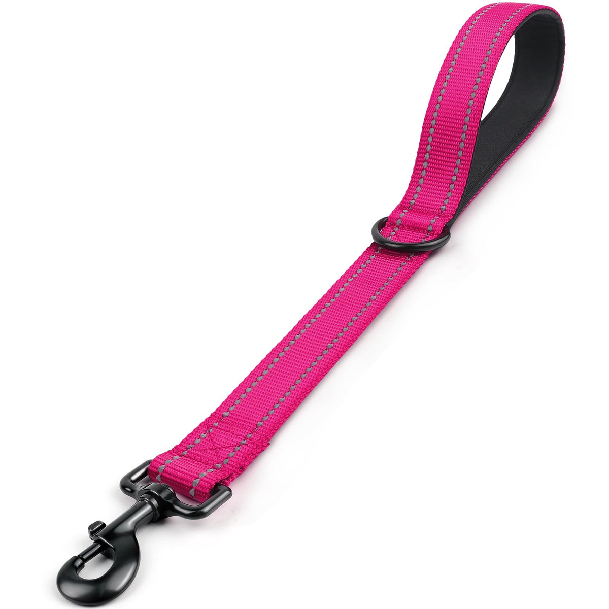 Joytale Short Dog Leash for Close Control & Training, 18", Black