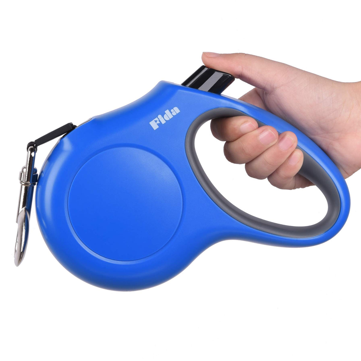 Fida Retractable Dog Leash, 16 ft Dog Walking Leash for Small Dogs up to 26 lbs, 360° Tangle Free, Black
