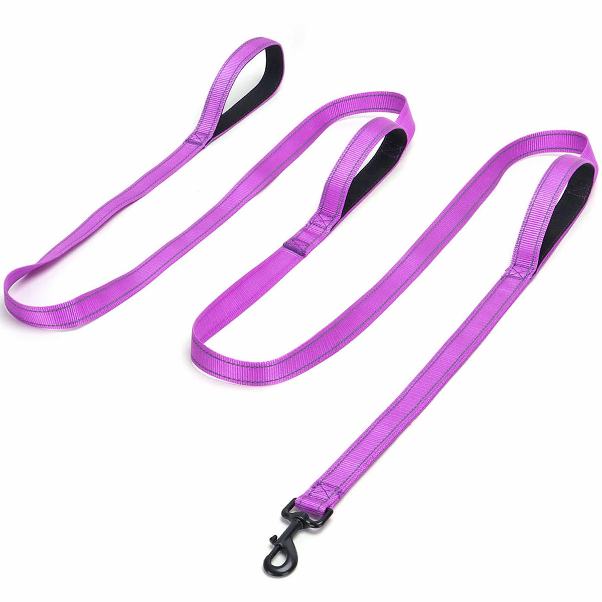 3 Handle Dog Leash 10FT Triple Handle Reflective Large Medium Dog