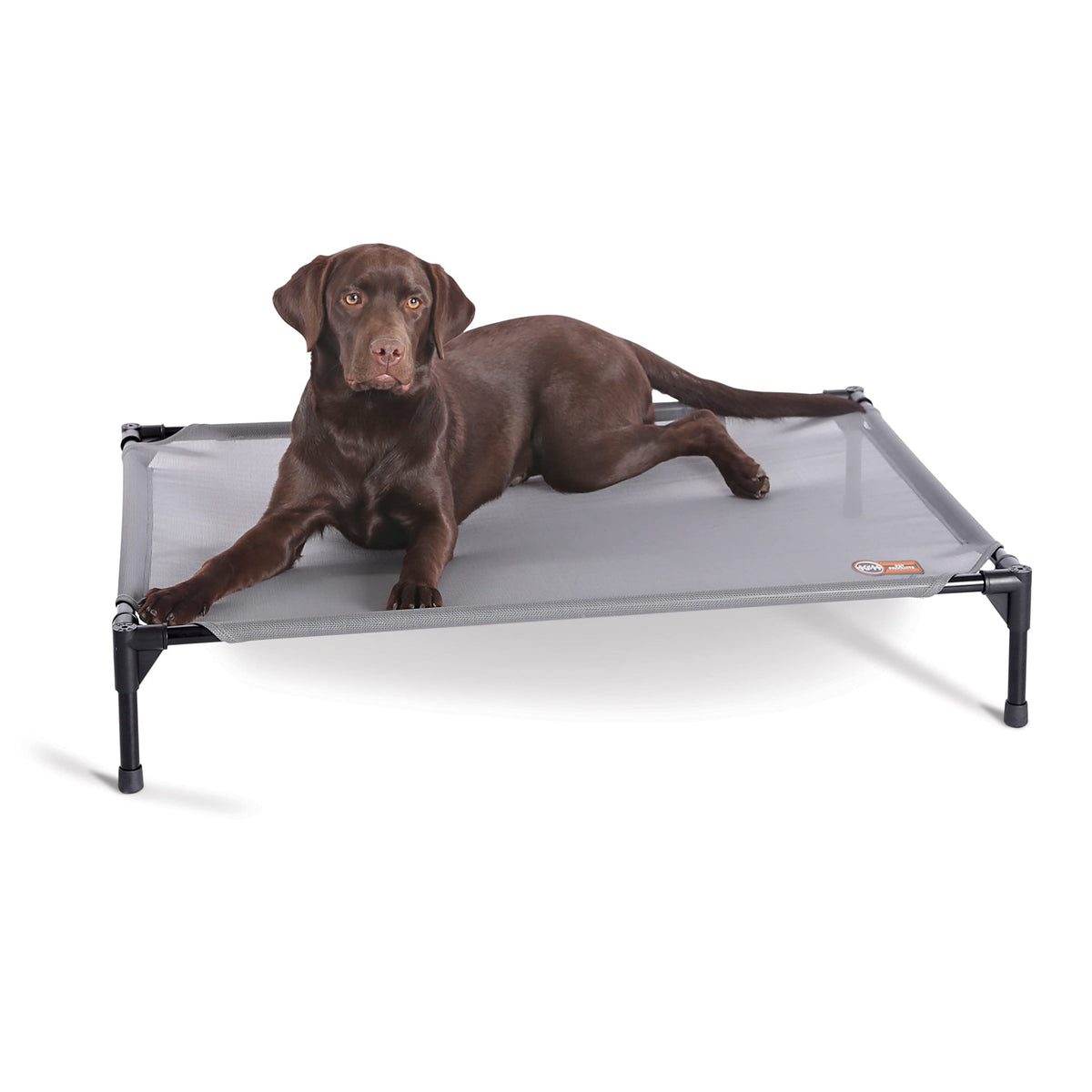 K&H Outdoor Elevated Dog Bed, Cooling Raised Dog Bed, Medium 32x25in, Tan