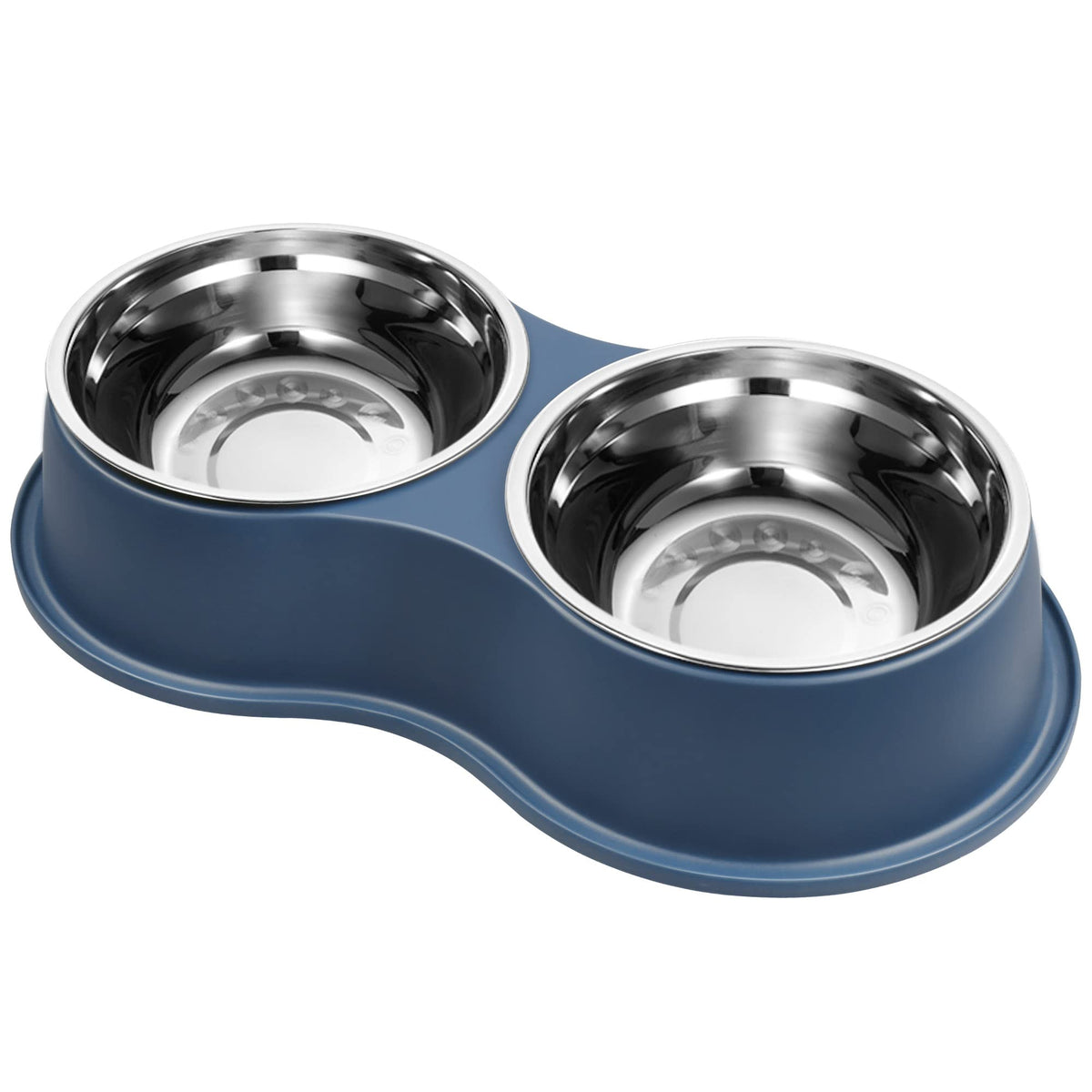Epetslove Stainless Steel Dog Bowls Double Non-Slip Dog Water and Food Bowl
