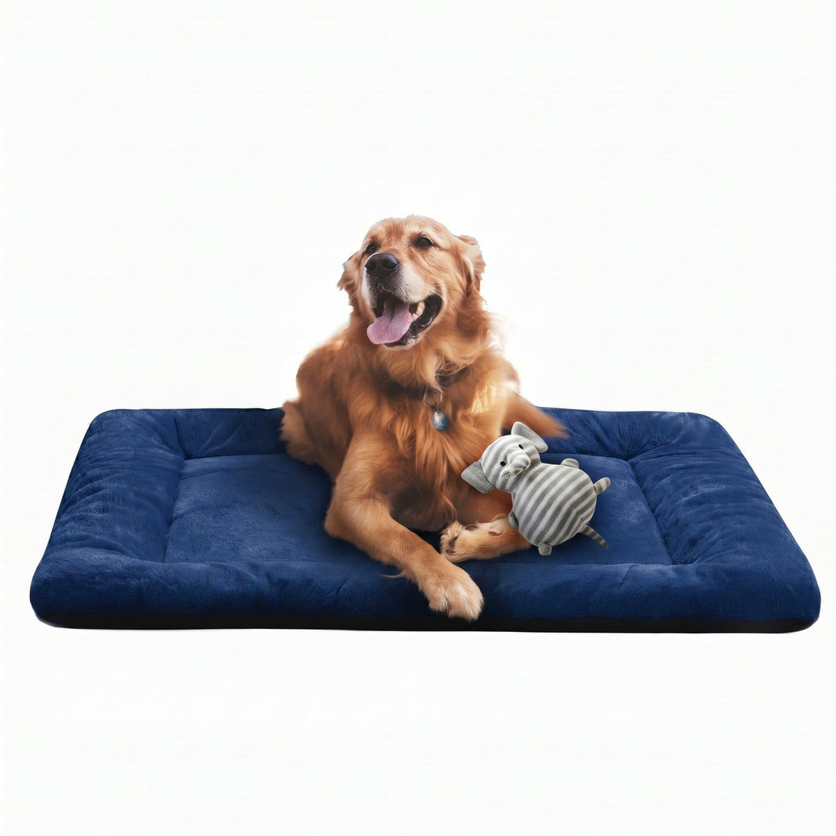 Dog Crate Pad Washable Dog Bed for Crate Medium Cozy Mat 36-Inch Gray