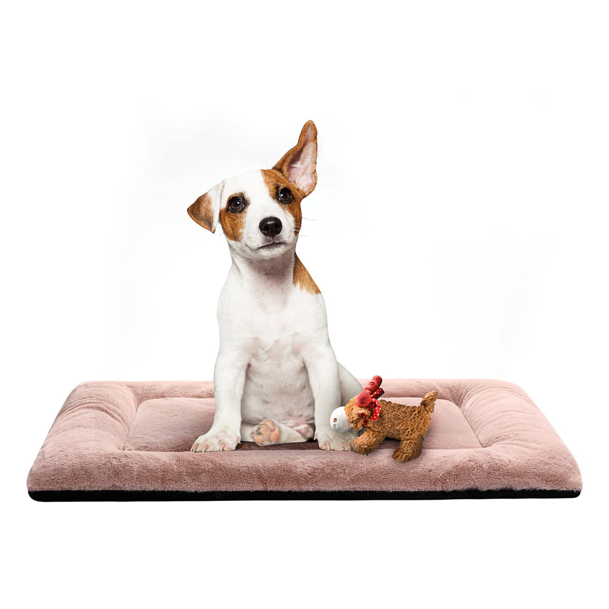 Dog Crate Pad Washable Dog Bed for Crate Medium Cozy Mat 36-Inch Gray