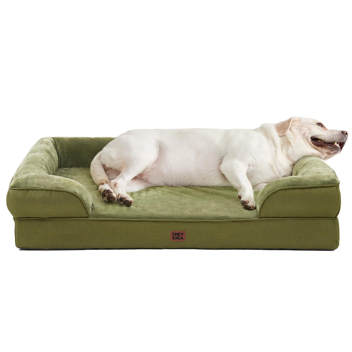 EHEYCIGA Orthopedic Extra Large Dog Bed, Waterproof Washable XL Pet Bed 44"