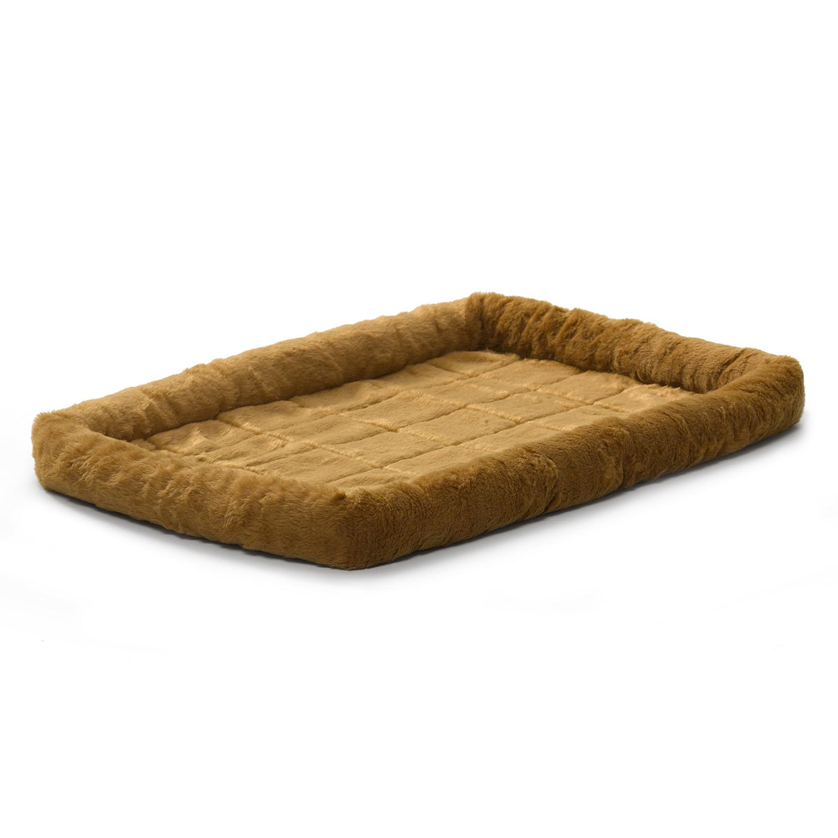 QuietTime by MidWest 24" Dog Crate Bolster Bed, Gray, Small Breeds