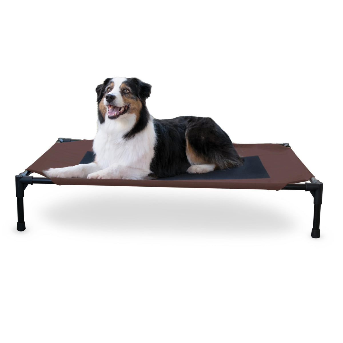 K&H Outdoor Elevated Dog Bed, Cooling Raised Dog Bed, Medium 32x25in, Tan