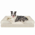 INVENHO Orthopedic Dog Beds Large Sized, XL Washable Dog Sofa with Egg-Crate Foam, Waterproof Lining and Non-Skid Bottom